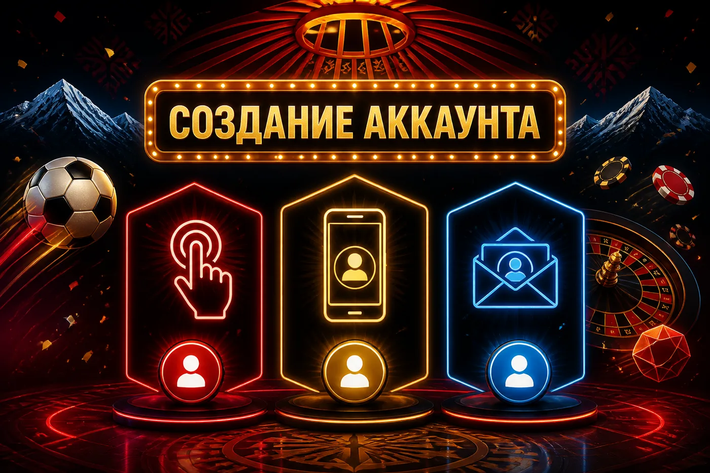 Создание аккаунта